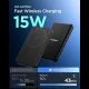 Spigen Essential EA2205MQ 5000mAh 22.5W Qi2 ārējais akumulators, melns