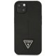 Apple iPhone 14 Plus 6.7\'\' Guess SaffianoTriangle Logo Case Cover (GUHCP14MPSATLK), Black