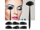 Reusable Silicone Eye Shadow Stencil Set, Black