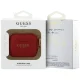 Guess Silicone Glitter Ring maciņš austiņām AirPods Pro 3, fuksija