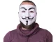 Gaja Foksa maska Anonymous V for Vendetta Helovīnam, balta