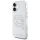 Прозрачный чехол Karl Lagerfeld IML Rhinestones Karl Head для iPhone 16