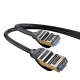 Baseus Speed Seven ātrgaitas tīkla kabelis RJ45 10Gbps 30m melns (WKJS011001) | High Network Cable Black