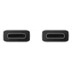 Samsung USB-C uz USB-C kabelis 3A 1.8m, melns