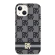 DKNY iPhone 15 Plus vāciņš Checkered Pattern MagSafe, melns