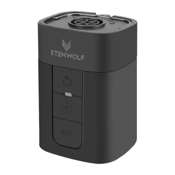 Elektriskais pumpis Etenwolf AIR 5 PRO 10400 mAh ar LED lampu, melns