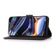 Nokia C10 / C20 KHAZNEH Lint Texture Leather Magnetic Flip Cover Shell Case, Black | Чехол для Телефона...