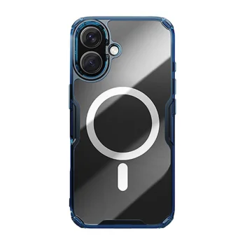 Чехол Nillkin Nature TPU Pro Magnetic для iPhone 16 Plus, синий