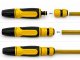 Garden Spray Gun with Adjustable Stream and Connectors, Yellow/Black