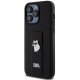 Karl Lagerfeld iPhone 13 / 13 Pro Case Gripstand Saffiano Choupette Pins, Black