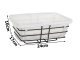 Kitchen and Bathroom Basket Shelf Organaizer, Different colours