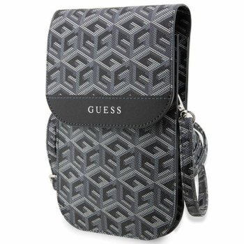 Guess Laptop Backpack Bag Handbag, , Black Gcube Stripe