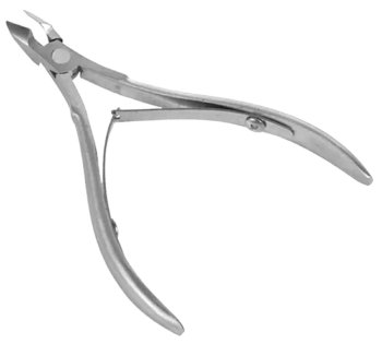 Profesionālas kutikulas knaiblītes 5mm manikīram, nerūsējošais tērauds