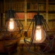 Griestu lampa lustra ZD74E Melna