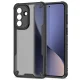Tech-Protect Rugged Shield vāciņš Samsung Galaxy A37 5G, caurspīdīgi melns