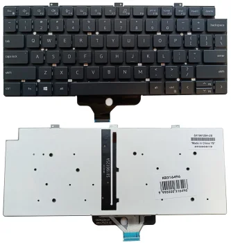 Клавиатура Dell Latitude 5320, 5330, 5340, 7320, 7330, с подсветкой, US, черная