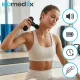 Мини-массажный пистолет Isomedix, 2x 2500 мАч, 5 режимов, 4 насадки