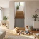 Рулонные ворота безопасности ECOTOYS 160 см на лестницу и в проем,...