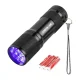 UV lukturu komplekts Lepro O1100007-2, 395 nm, 9 LED, 2 gab.