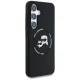 Чехол Karl Lagerfeld Silicone Double Heads And Circle MagSafe для Samsung Galaxy S25, черный
