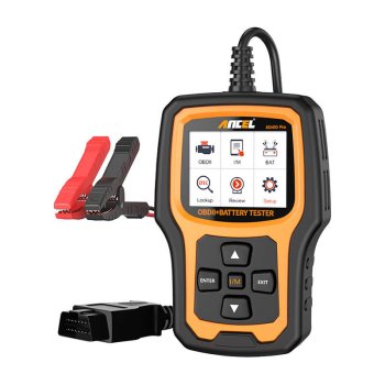Ancel AD410 PRO 2-in-1 OBD2 Scanner and Battery Tester