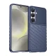 Thunder Case silikona aizsargvāciņš Samsung Galaxy S25, zils