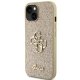 Apple iPhone 15 Plus 6.7\'\' Glitter Script Big 4G Case Cover, Gold