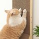 Cat Corner Scratcher with Toy Cardboard Scratching Post Bed Lounger