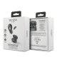 Guess TWS Bluetooth Headphones with 4G Docking Station GUTWSJL4GBK, Black