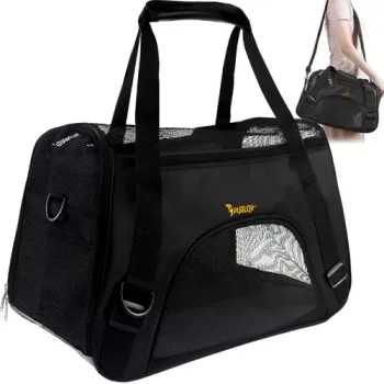 Сумка-Транспортер Переноска для Собак и Кошек, Чёрный | Cat Dog Carrier Bag
