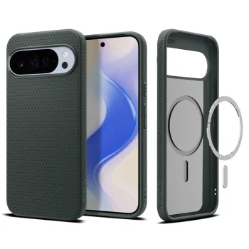 Spigen Liquid Air Mag vāciņš Google Pixel 10 Pro XL, Zaļš