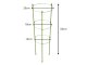 Adjustable Plant Support Ring Cage DIVO 60cm 3 Rings, green