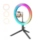 Blitzwolf BW-SL5 Кольцо Освещения + LED RGBW, 26cm с Мини Штативом | Puluz LED RGB Vlogging...