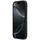 Mercedes Leather Mesh with Bow Line MagSafe vāciņš iPhone 17 Pro, melns
