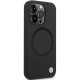BMW iPhone 14 Pro Max vāciņš Signature Liquid Silicone MagSafe, melns