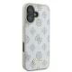Guess iPhone 16 vāciņš Peony Script Logo MagSafe, balts