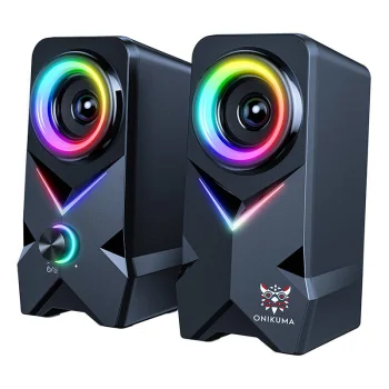Onikuma L2 spēļu skaļruņi ar RGB apgaismojumu