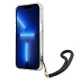Apple iPhone 13 Pro Max 6.7\'\' Guess Flower Strap Case Cover (GUHCP13XHFLSB), Blue | Чехол Кейс Бампер...