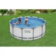 Bestway 56420 karkasa baseins ar piederumiem 366 x 122 cm