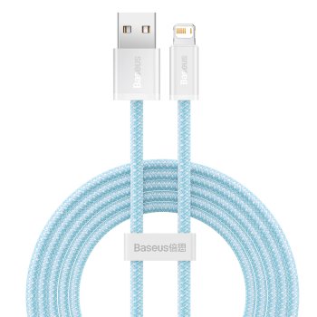 Кабель USB - Lightning Baseus CALD000503 2.4A 2м Синий