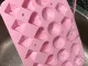 Силиконовая форма для льда 3D (сердца, шары, бриллианты), 24 шт.