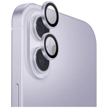 Защитное стекло для камеры Uniq Optix Aluminum для iPhone 17 Фиолетовое