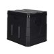 Portable Folding Camping Toilet 20L Travel Potty with Bags, Black