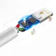Dudao USB / Apple Iphone Lightning Data Charging Cable, 3A 1m, White | Зарядный Кабель Провод...