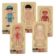 Деревянный развивающий пазл \"Монтессори\" анатомия, изучения...