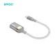 OTG-адаптер BWOO BZ70 Lightning - USB-A 0,18 м, серый