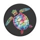 Popsockets 2 Psychedelic Turtle tālruņa turētājs un statīvs