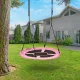 Bērnu dārza ligzdas šūpoles ECOTOYS 100cm 150kg, rozā
