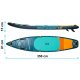 SUP Reefbreak dēlis 350 x 81 15 cm Neo-Sport 170301, komplets ar sēdekli un somu