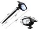 Solar garden LED light, stake mount, waterproof, multicolor